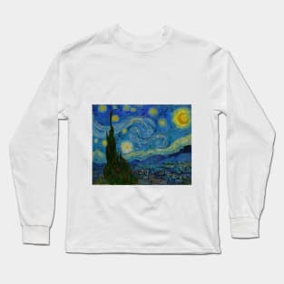 The Starry Night by Vincent van Gogh (1889) Long Sleeve T-Shirt